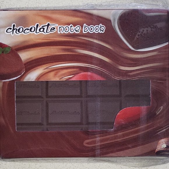 Chocolate scented bitten chocolate bar memo pad notepad - Picture 2 of 2